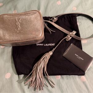 Saint Laurent YSL Silver Fanny pack